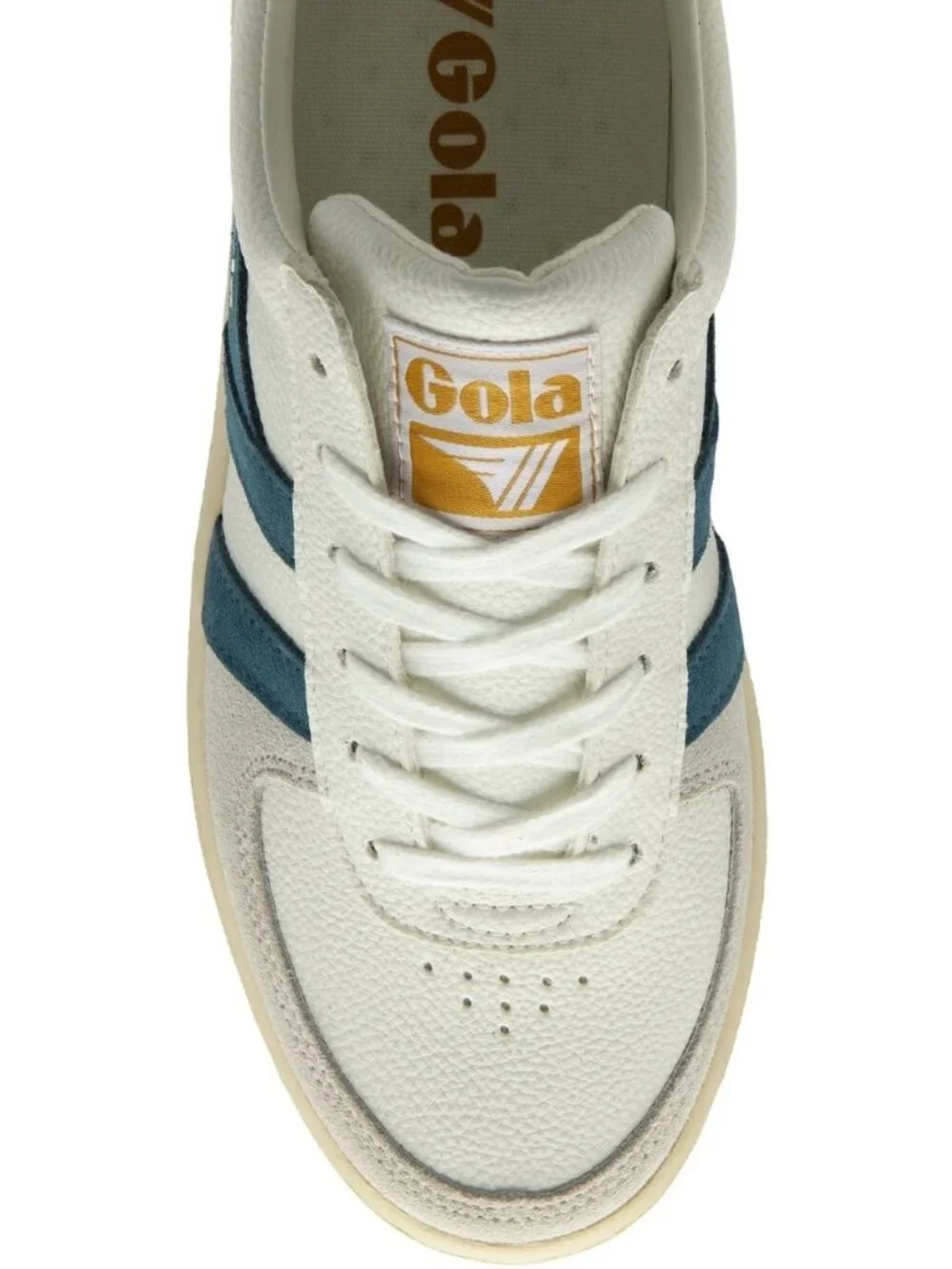 Gola Grand Slam Trident Sneakers White Peacock Sun In White Size 8.5 New